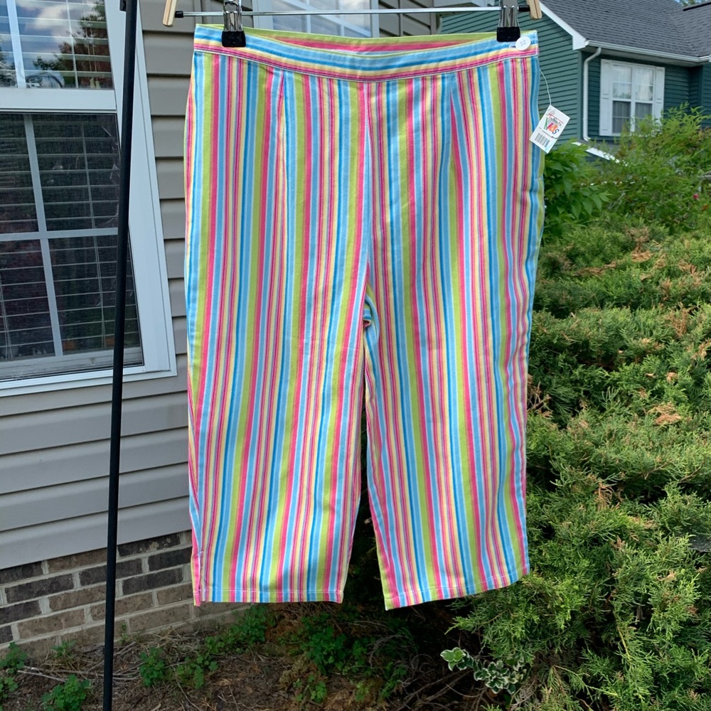 NWT Talbots Kids Girls Cropped Pants - size 12